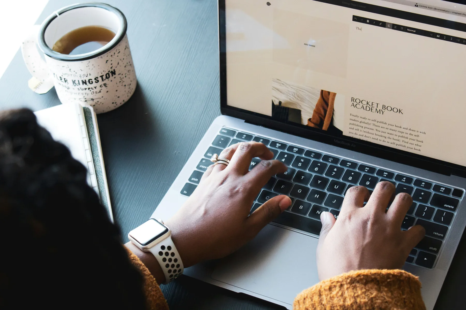 Fast content creation and publishing workflow